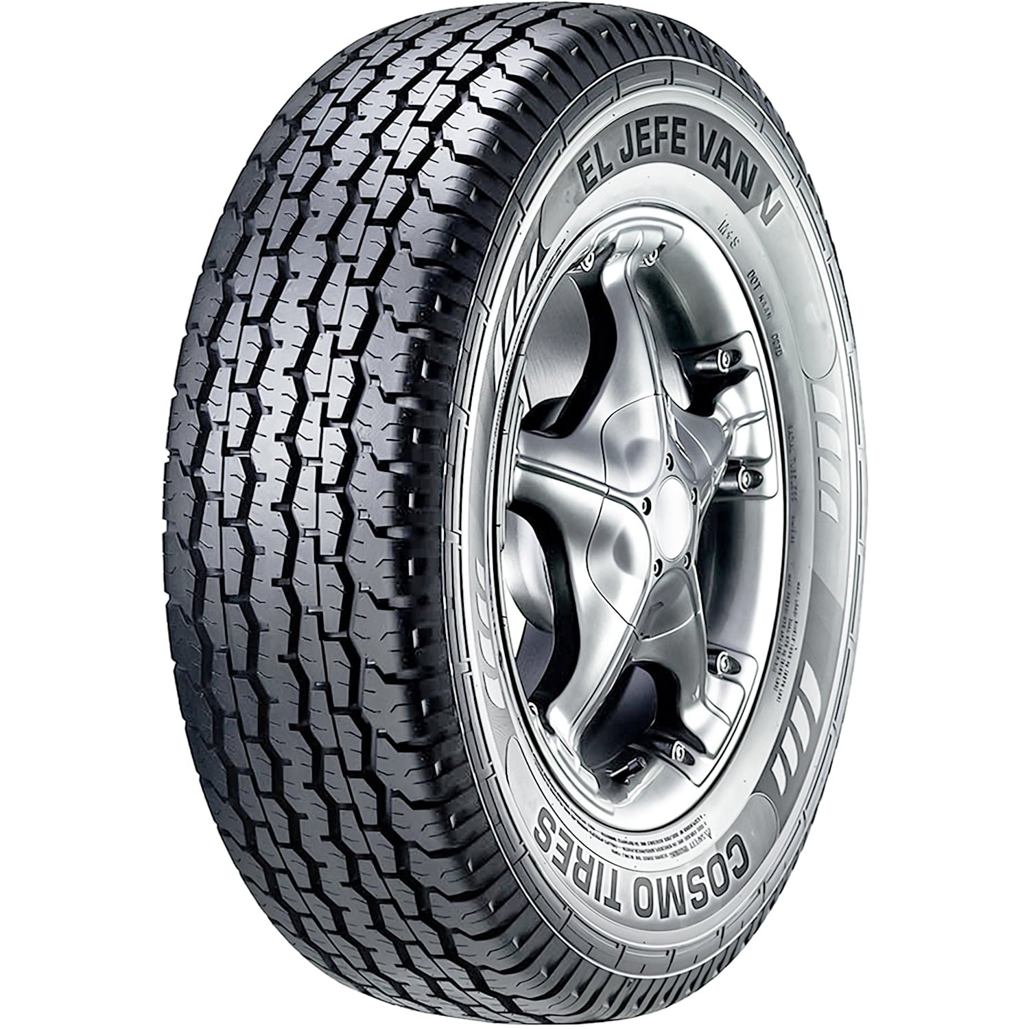 Tire Cosmo El Jefe VAN V 155R12 Load D 8 Ply Van Commercial