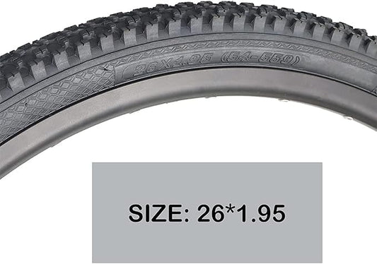 Tire Size:26 x1.95 inch; Fits tire widths: 1.75-2.125 inch.