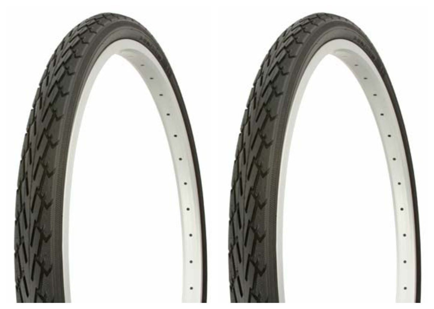 Tire set. 2 Tires. Two Tires Duro 26" x 1.75" Black/Black Side Wall DB-7044. Bicycle Tires, bike Tires, beach cruiser bike Tires, cruiser bike Tires