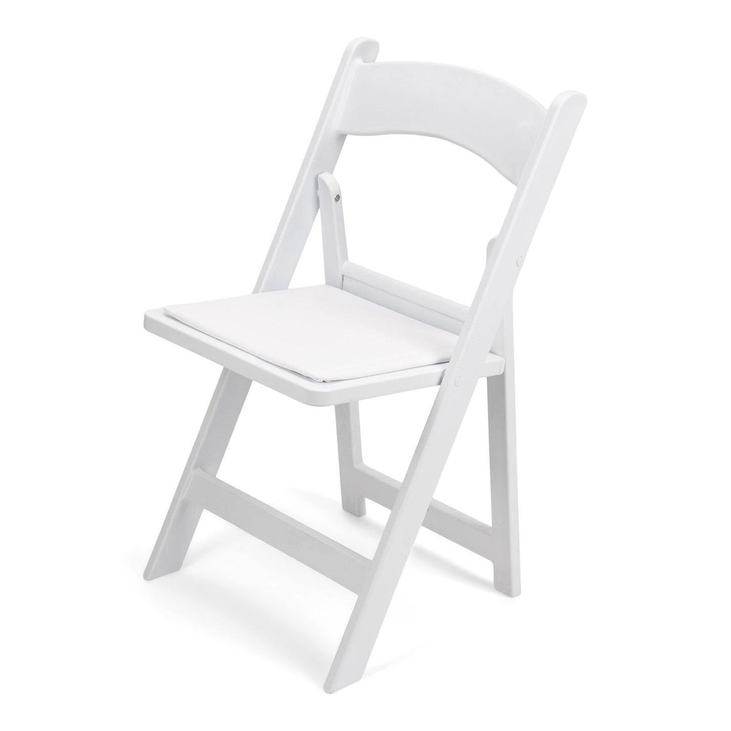 TitanPROâ„¢ White Resin Folding Chair