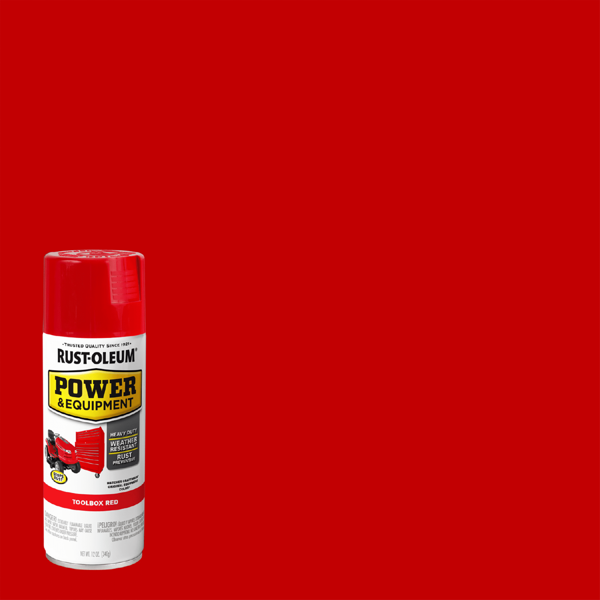 6 Pack, Toolbox Red, Rust-Oleum Specialty Farm & Implement Gloss Spray Paint- 12 oz