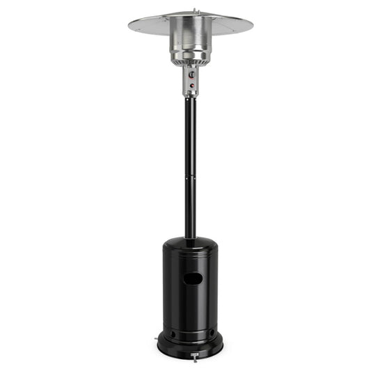 Topcobe 50000 BTU Stainless Steel Propane Patio Heater with Trip over Protection, Outdoor Heaters for Patio, Heat Lamps, Black