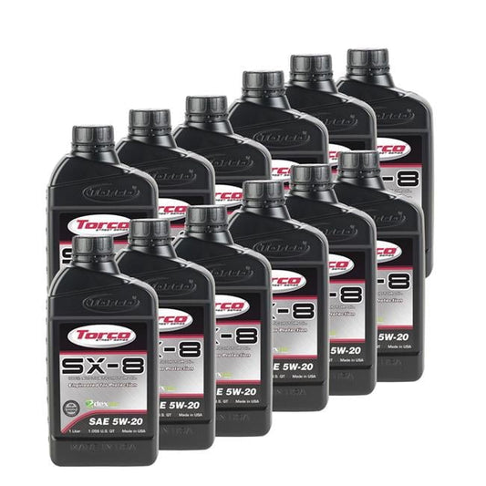 Torco  1 Liter Dexos1 SX-8 5w20 Synthetic Oil, Case of 12