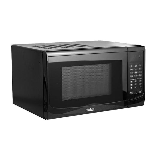 ToughGrade RV Black Microwave Oven With Turn Table