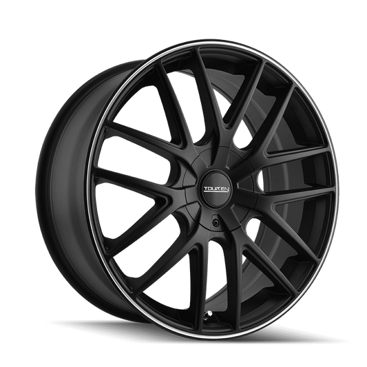 Touren Tr60-3260 16X7 5X110/5X115 42Et 72.62Cb Matte Black/Machined Ring