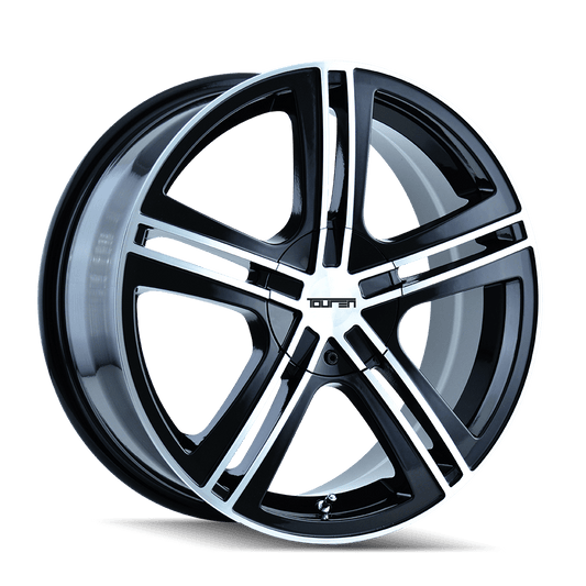 Touren Tr62-3262 16X7 4X100/4X114.3 40Et 67.1Cb Black/Machined Face/Machined Lip