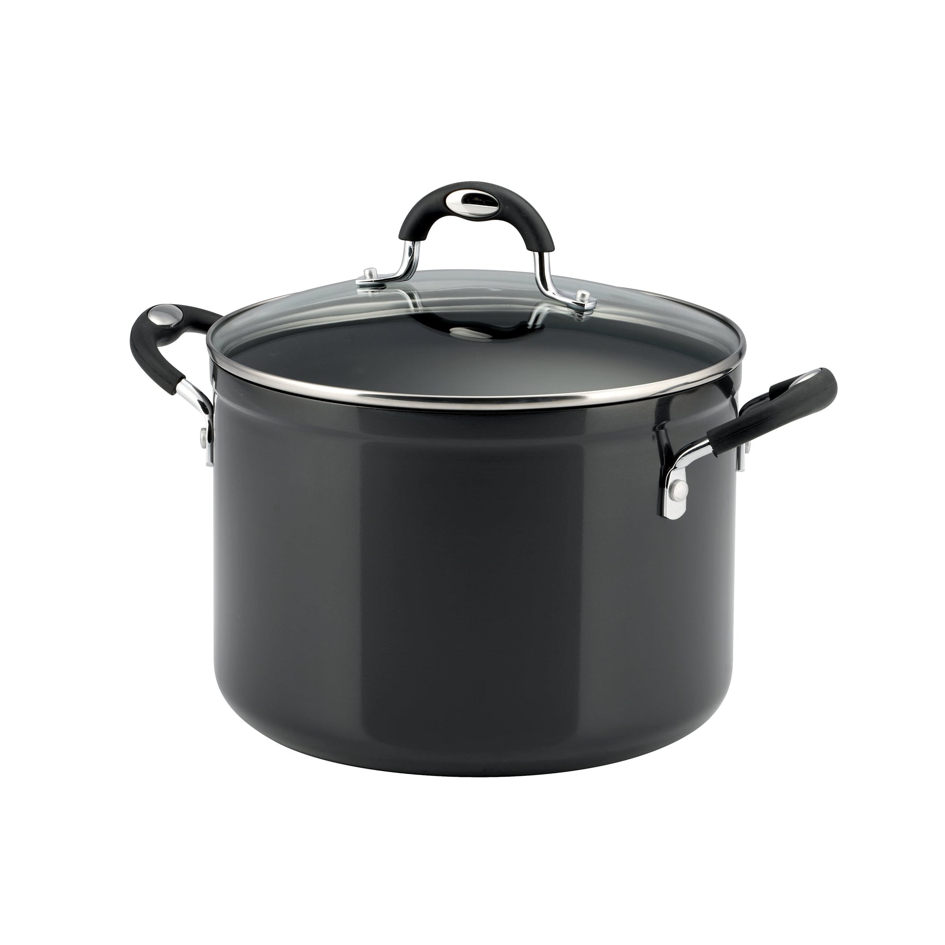 Tramontina 8 Qt Style Gray NS Covered Stock Pot