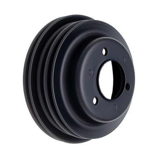 Trans-Dapt 8624, Bbc Lwp Crankshaft Pulley 3 Groove Black Performance