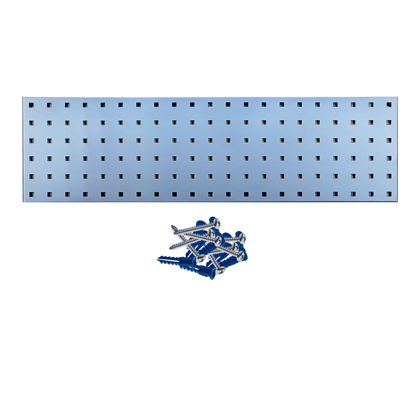 Triton ProductsÂ® LocBoard (1) 31.5"W x 9"H Epoxy, 18 Gauge Steel Square Hole Pegboard Strip
