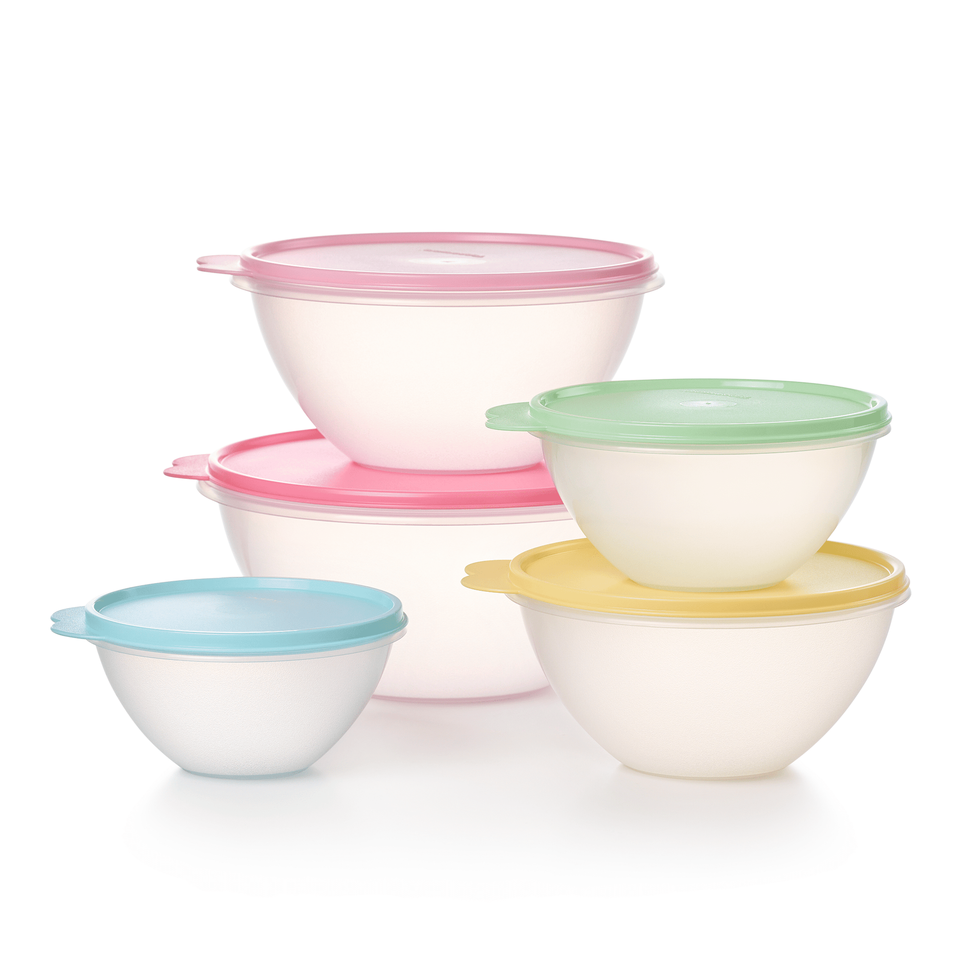 Tupperware Wonderlier Plastic Food Storage Container Set with Lids (5 Count)