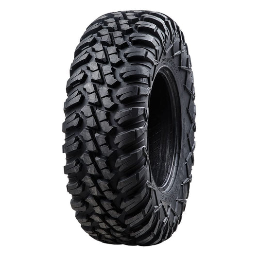 Tusk Terrabite Radial Tire 25x8-12 Medium/Hard Terrain | Universal Fitment for 25x8-12 Tire Size | DOT Certified, Premium 8 Ply Rubber Compound | High Weight Rating for ATV and UTV