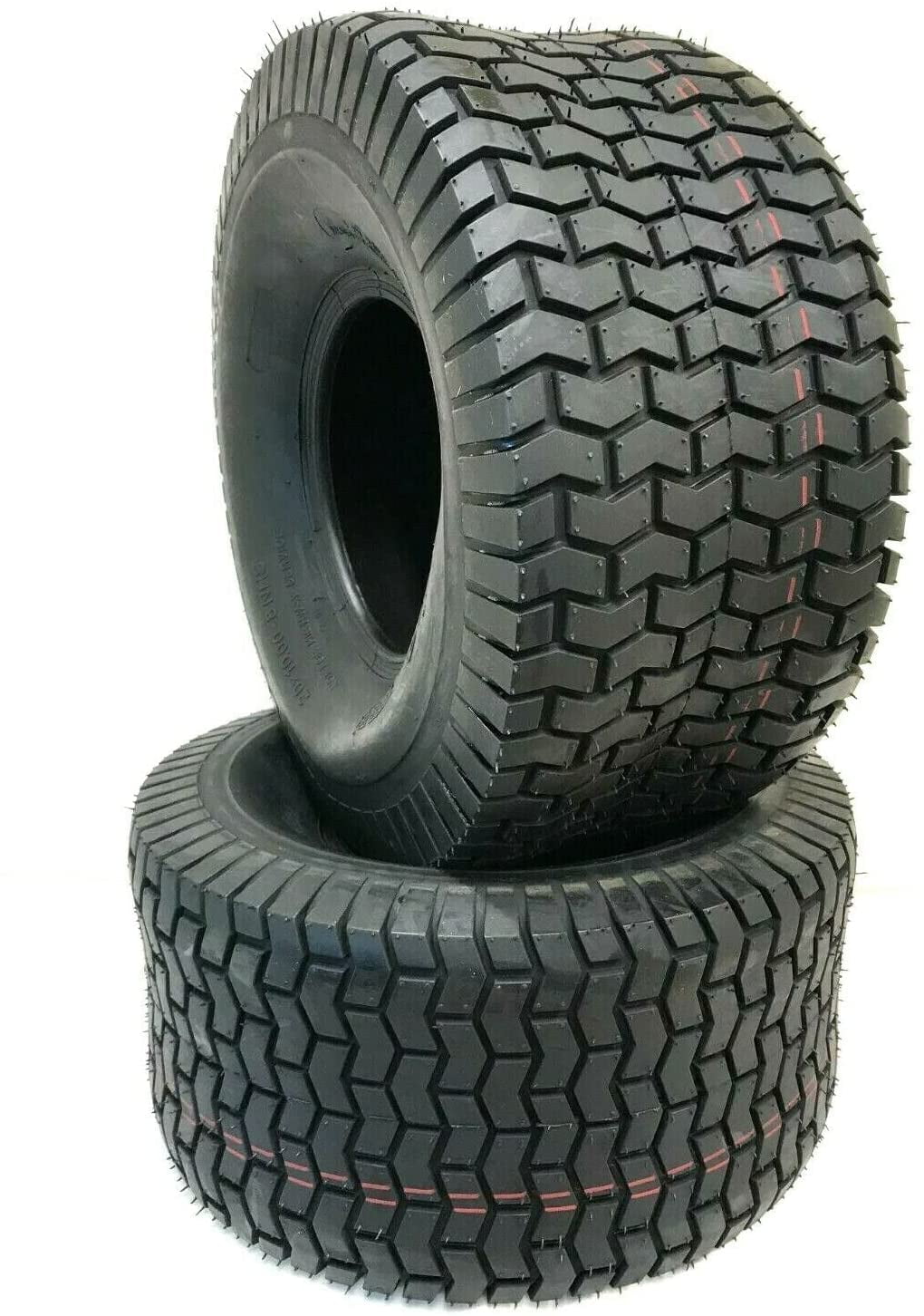 Two 20x8.00-8 Tractor  D265 Turf Lawn Mower Tires 20x8-8 20 8 8 Tubeless