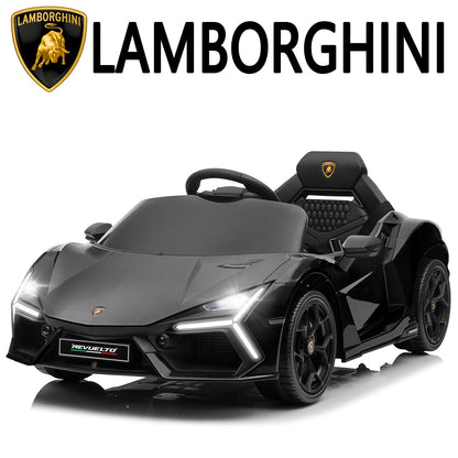 UBesGoo 12V Powered Ride on Car, Licensed Lamborghini Revuelto Electric Ride on Toys for Toddlers Kids, Remote Control, Pink