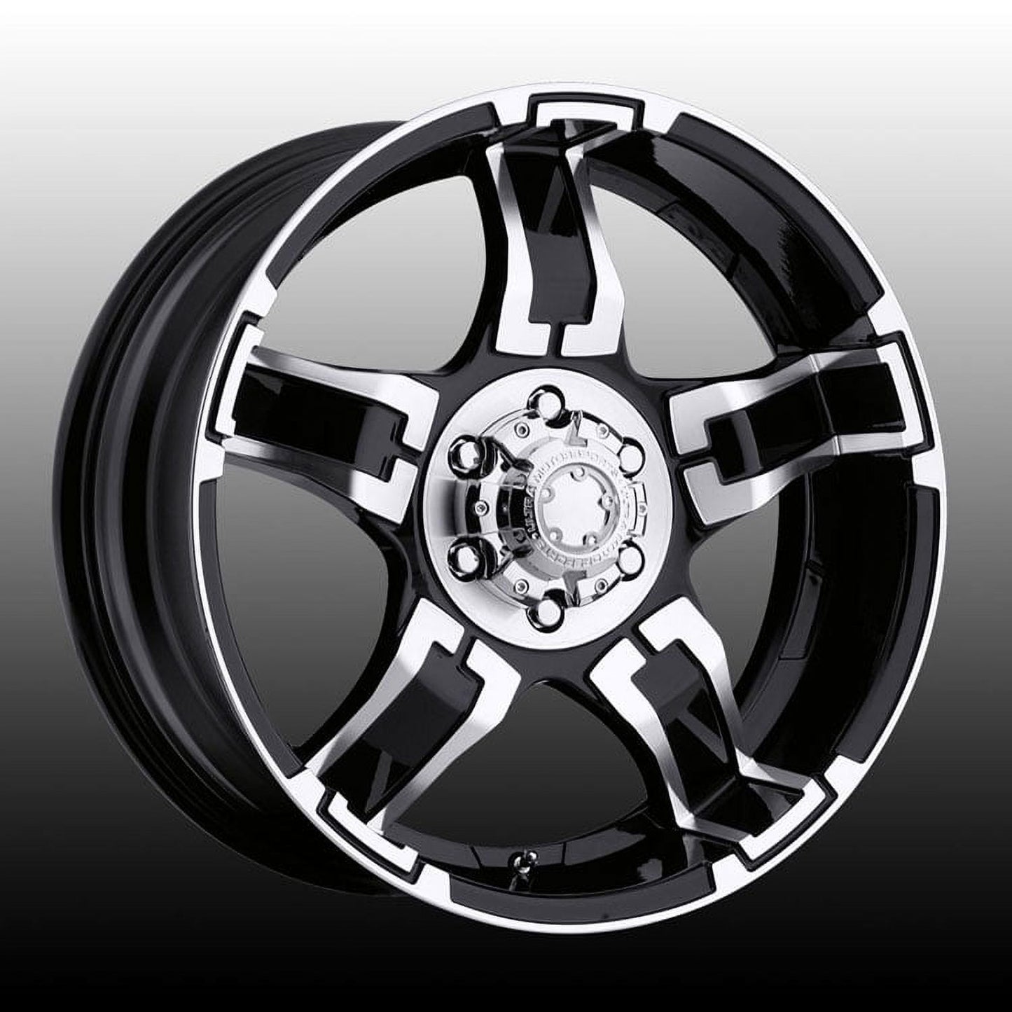 Ultra 193/194 Drifter Machined Black 15x8 6x5.5 -19mm (194-5883B)