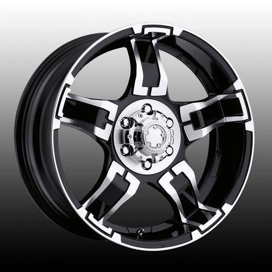 Ultra 193/194 Drifter Machined Black 15x8 6x5.5 -19mm (194-5883B)