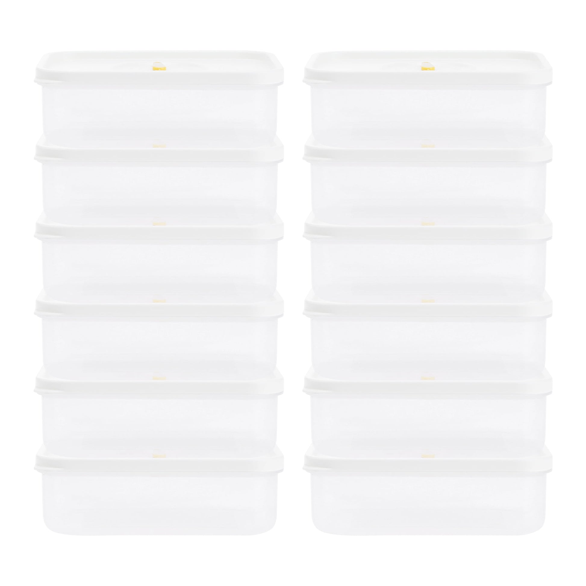 Unique Bargains 12 Pack Food Storage Containers For Meal 12 oz White
