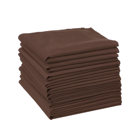 Unique Bargains 12 Pack Sateen Great Napkins for Party Wedding Restaurant Cocktail Banquet Coffee