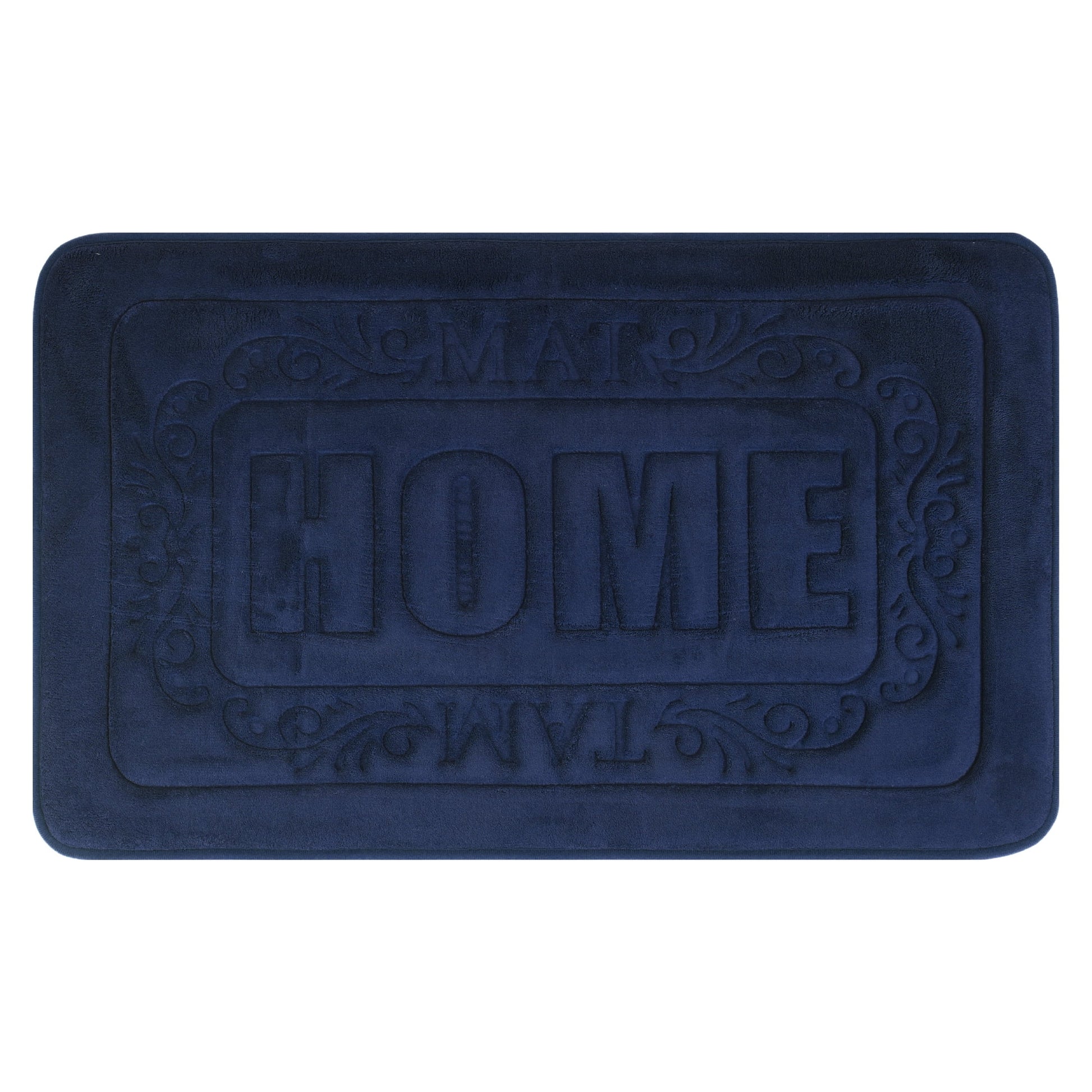 Unique Bargains Memory Foam Bath Mat Soft Non Slip Rug Khaki 20" x 32"