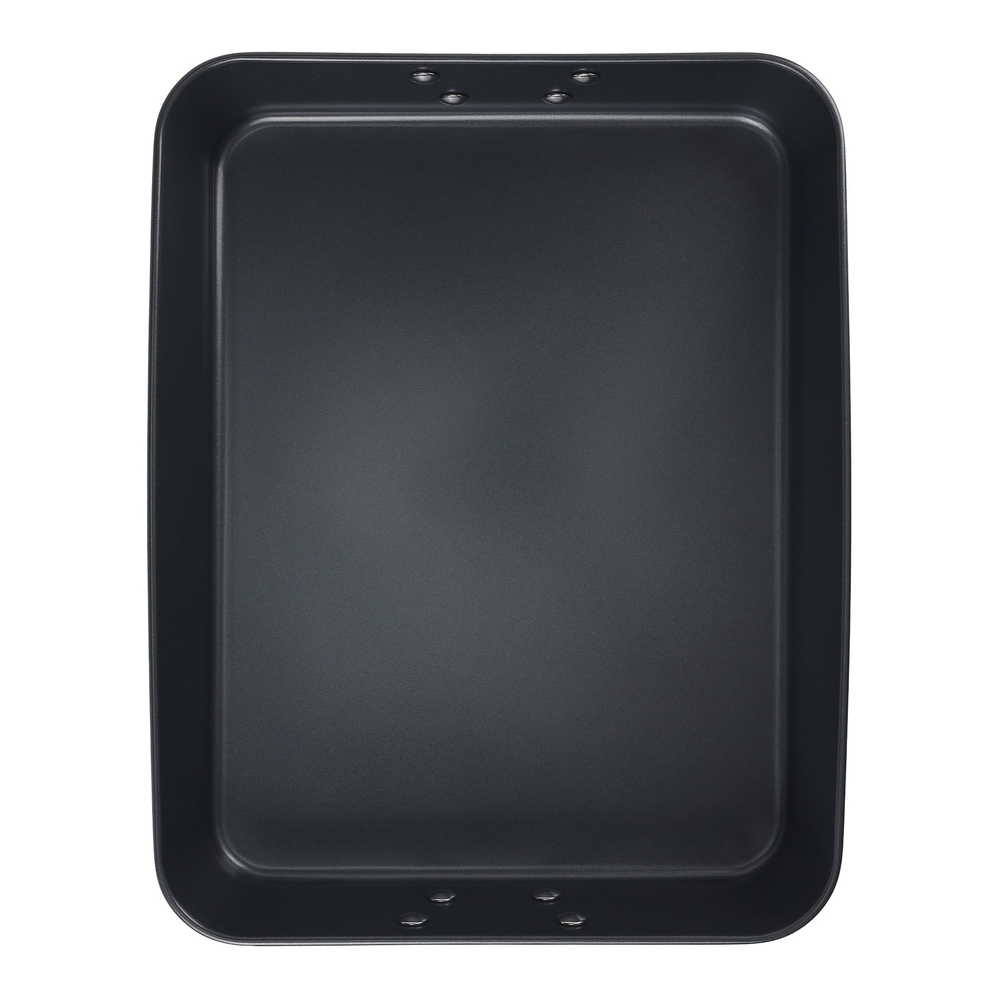Unique Bargains Nonstick Baking Sheet Pan Black 13.7*10.8*2.6in