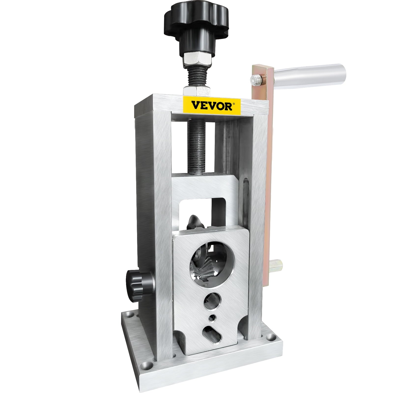 VEVOR Wire Stripping Machine, 0.06-1.57 inches Drill Powered, Manual Copper Stripper w Heat Treated Steel Ultra Long Lasting Blade, Compact & Portable for Scrap Cable Peeling Recycling