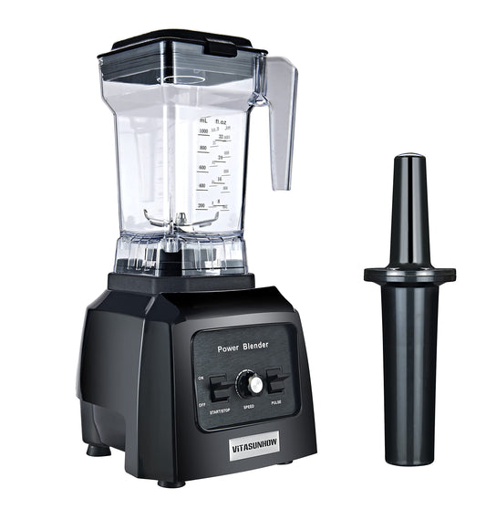 VITASUNHOW Professional 1300W Quiet Blender for Smoothies, Ice Crushing & Shakes - Variable Speed, BPA-Free Tritan 32oz Pitcher, Dishwasher Safe - Perfect for Kitchen, Gym, and Family Use C101