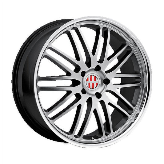 Victor Equipment Aluminum Rim LEMANS 18X11in Hyper Silver with Mirror Cut Lip Finish, 1811VIL525130S71