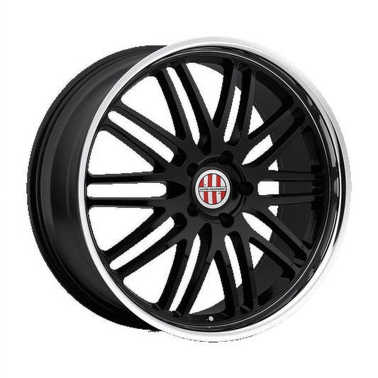 Victor Equipment Lemans 19X11 5X130 36Et 71.5Cb Gloss Black W/ Mirror Cut Lip Wheel