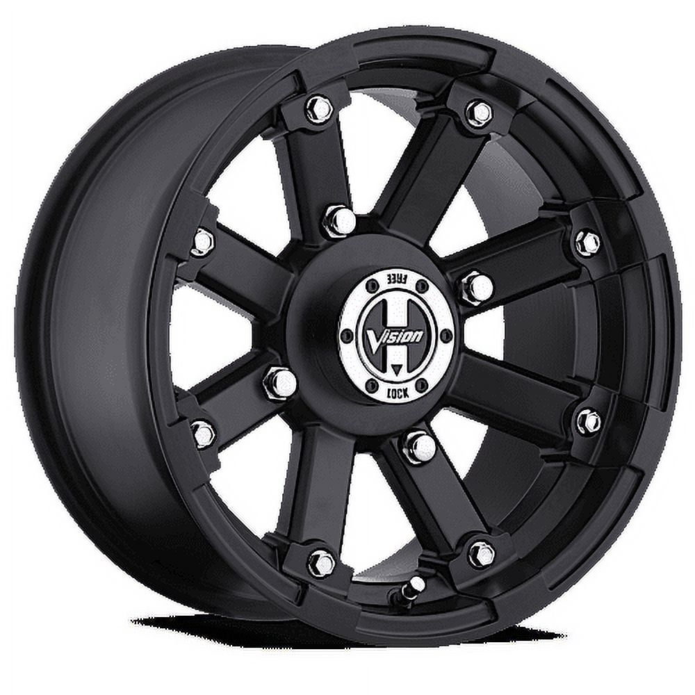 Vision Lockout 12X8 Matte Black Wheel