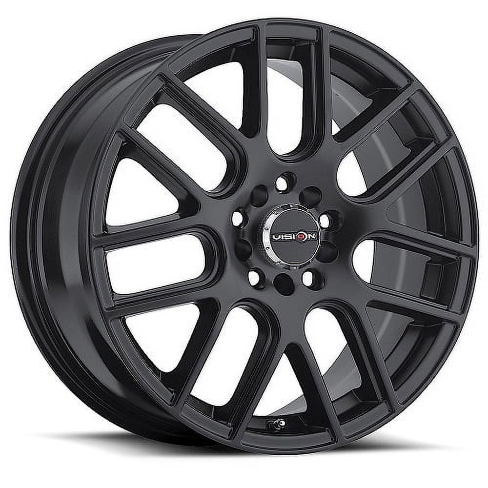 Vision Wheels 426 Cross 14x5x5 Black Rim - 14" Inches