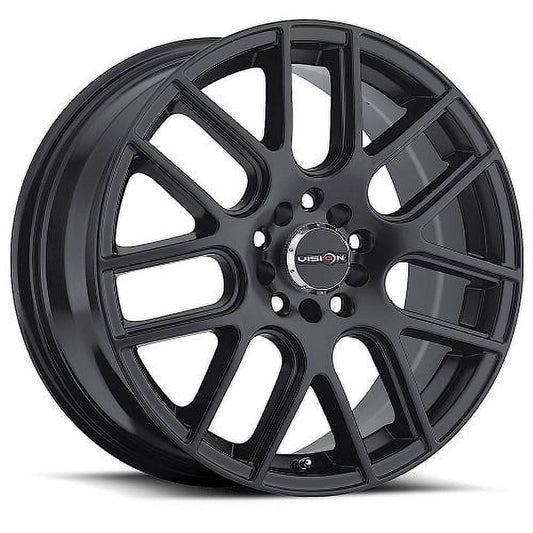 Vision Wheels 426 Cross 14x5x5 Black Rim - 14" Inches