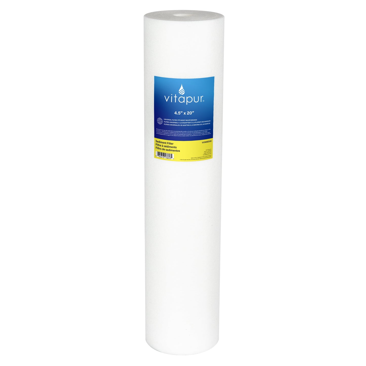 Vitapur Whole Home UV Rack 20in Sediment Filter