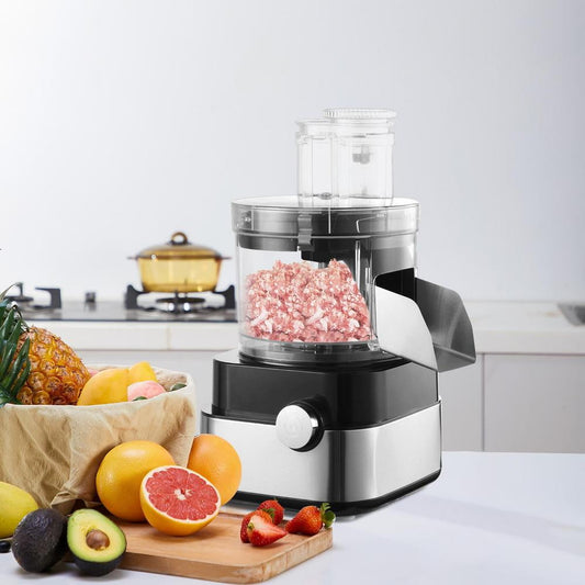 WAASOSCON Electric Vegetable Chopper ,Electric Chopper Food Chopper 5 in 1 Electric Vegetable Dicer Chopper Kitchen Gadgets Chopping Machine Vegetable Slicer for Dicing Mincing Cutting