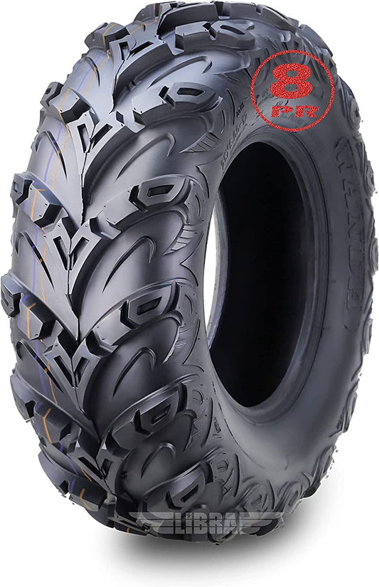 WANDA Premium 8 Ply ATV/UTV Tire 25x8-12 25x8x12 Mud Sling-10292