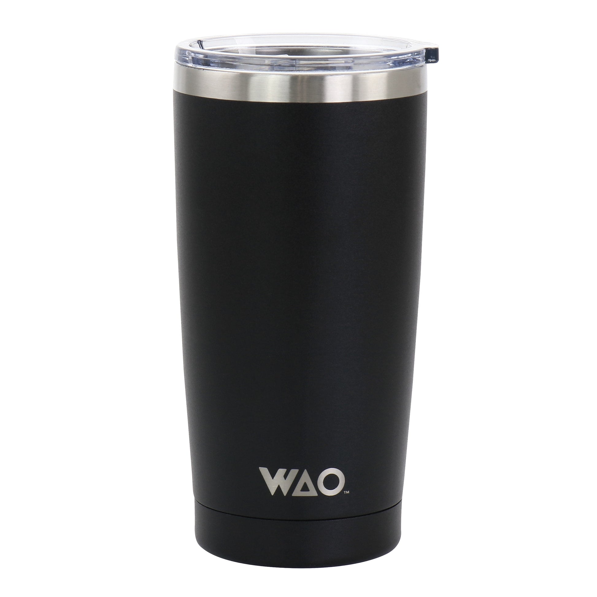 WAO 18 oz. Thermal Tumbler with Acrylic Lid in Matte Black