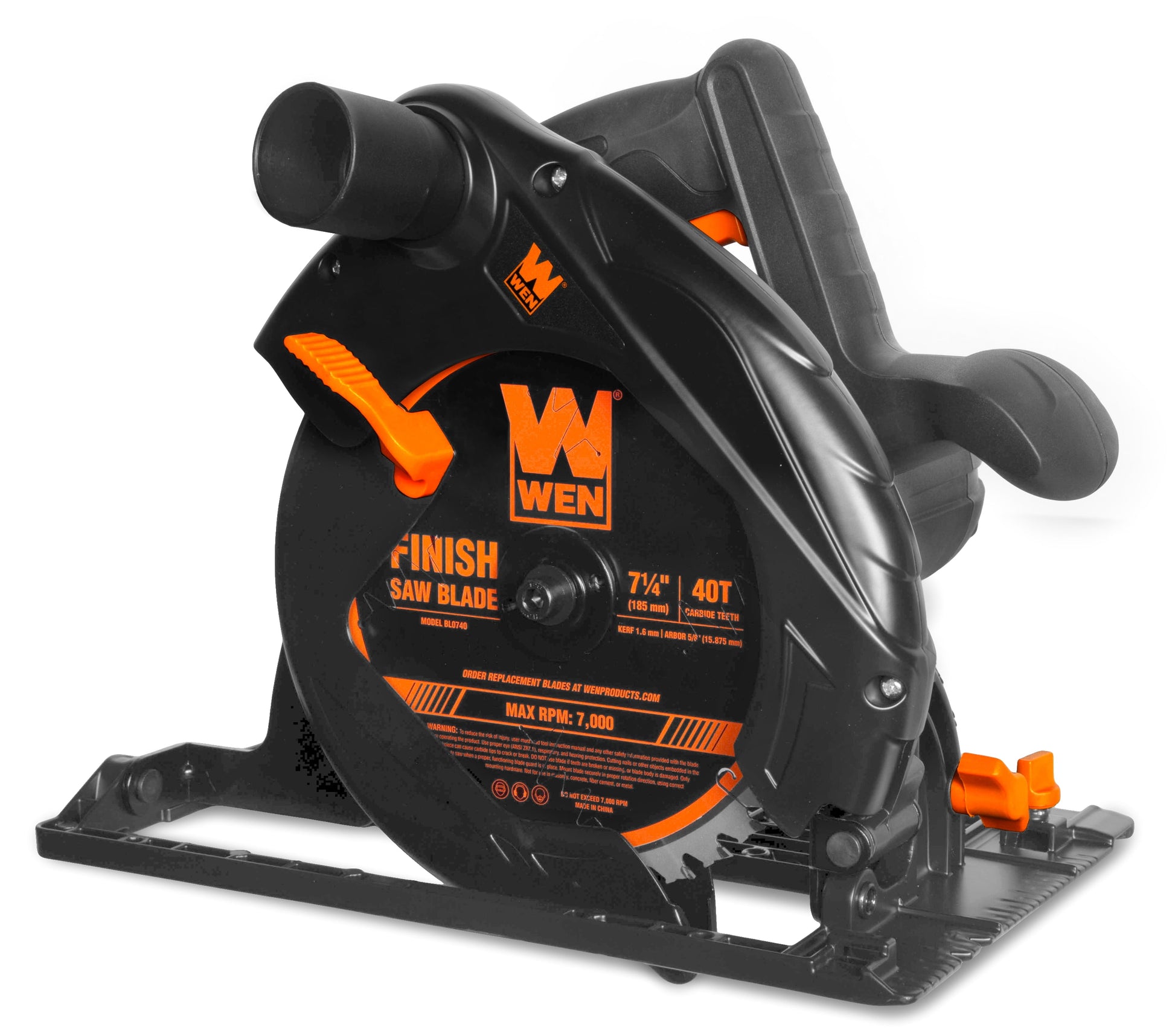 WEN 13-Amp 7.25-Inch Sidewinder Circular Saw with 2.6-Inch Cutting Depth