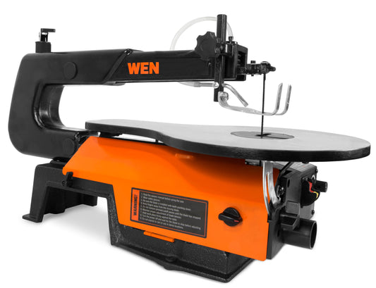 WEN 16-inch Variable Speed Scroll Saw with Easy-Access Blade Changes, 3922