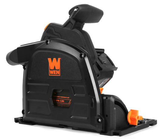WEN 20V Max 6.5-Inch Cordless Brushless Plunge Cut Variable Speed Track Saw (Tool Only – Batteries Not Included)