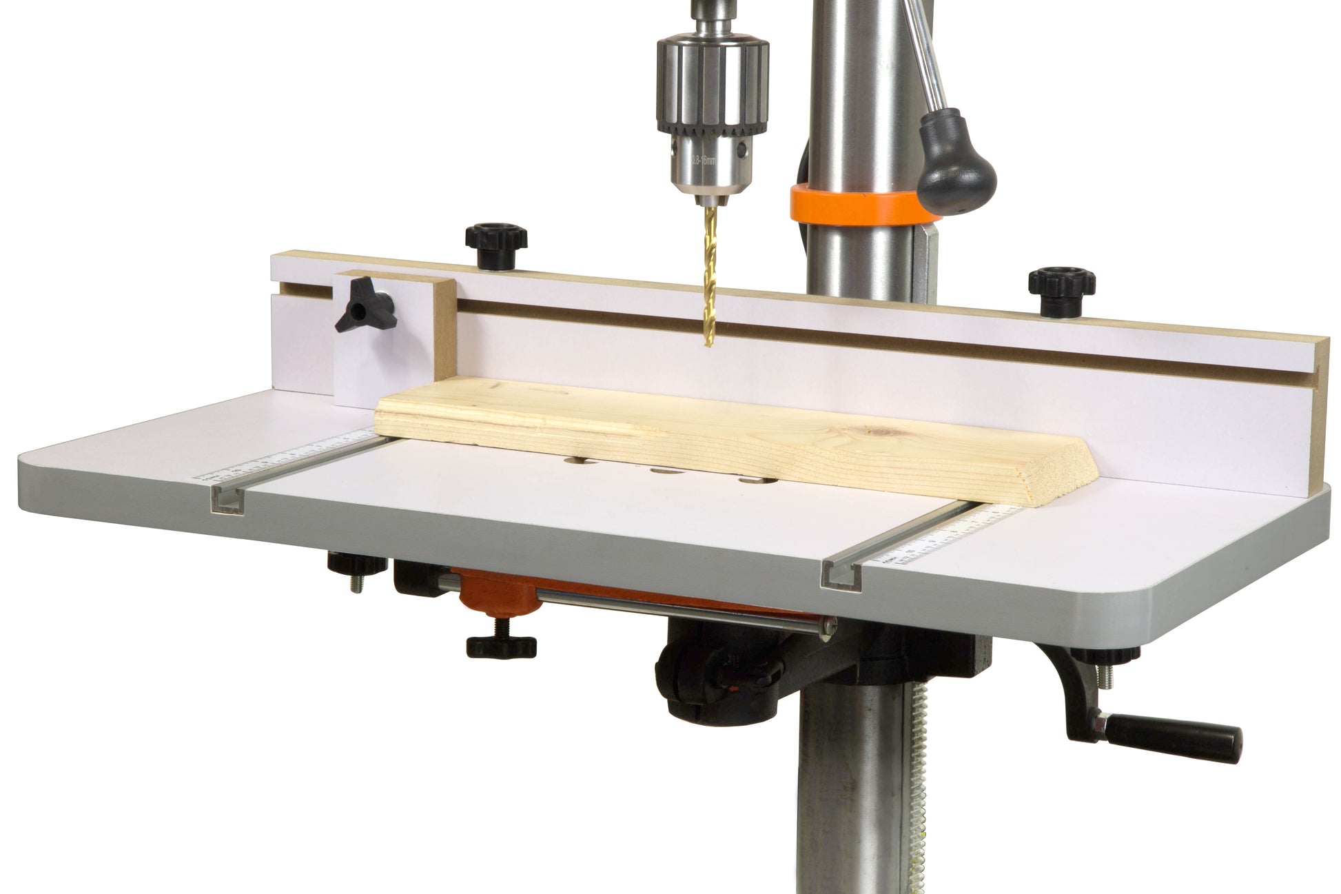 WEN 24-by-12-Inch Drill Press Table with an Adjustable Fence and Stop Block, DPA2412T