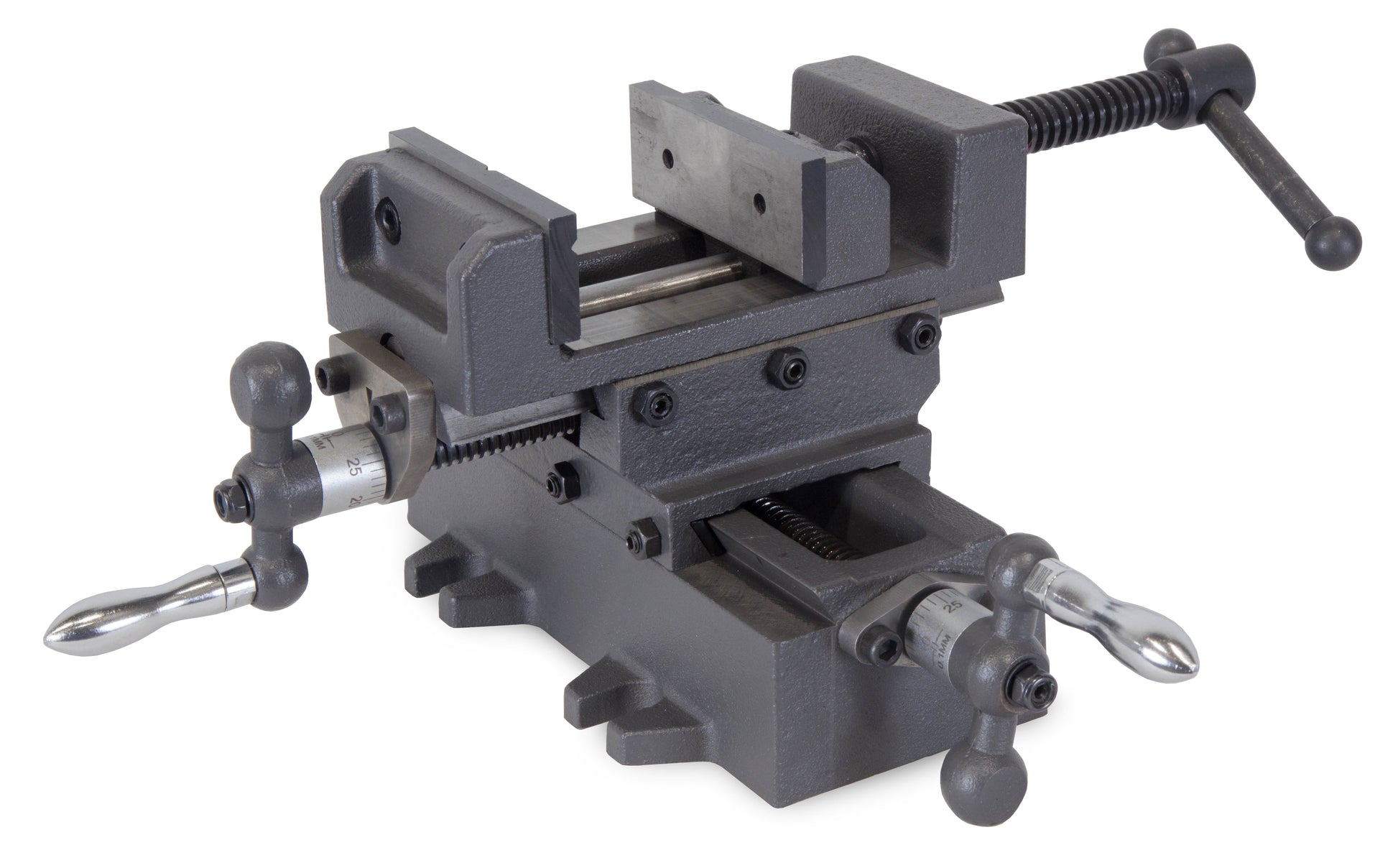 WEN 3.25 in. Compound Cross Slide Industrial Strength Benchtop and Drill Press Vise