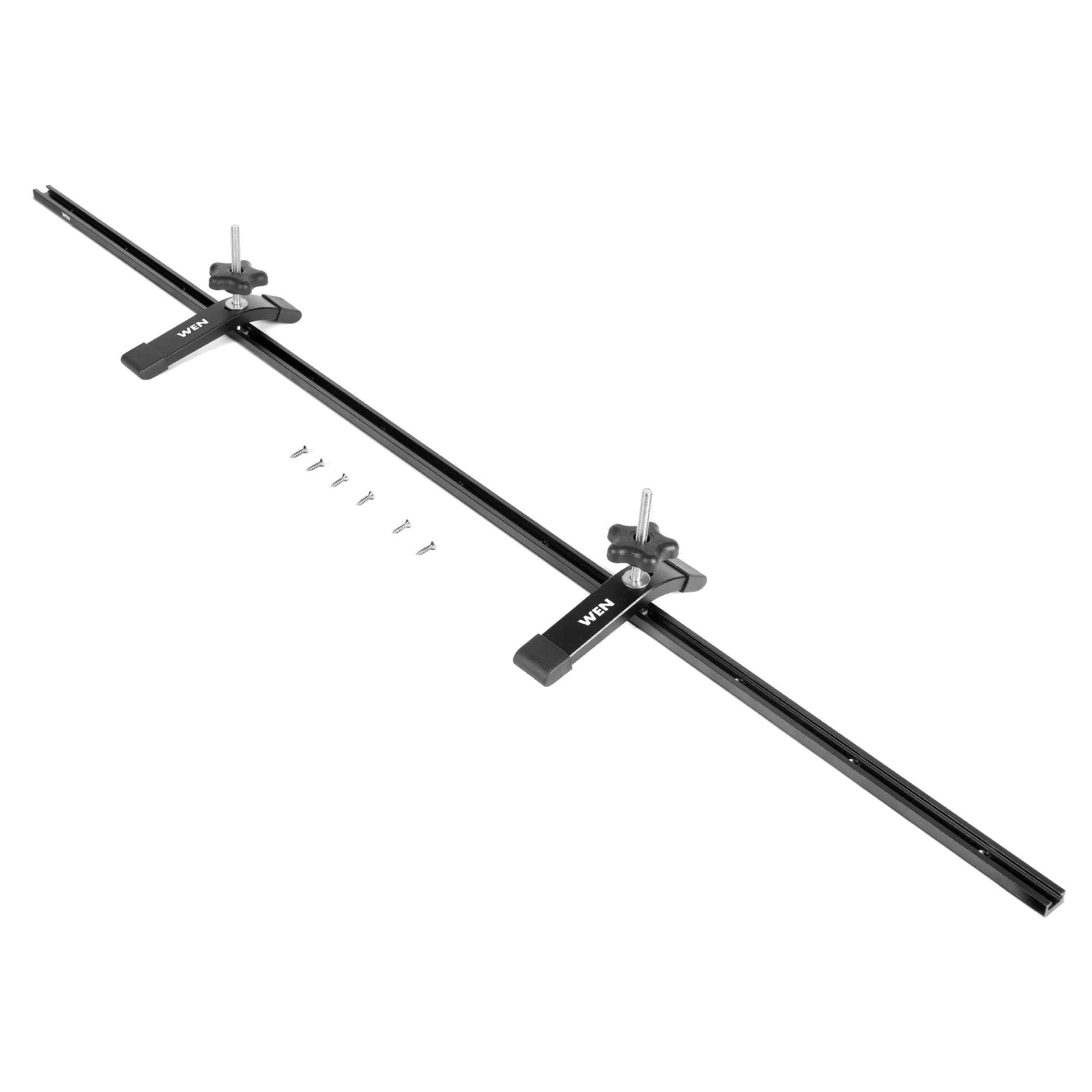 WEN 48-Inch Universal T-Track and Hold Down Clamps Kit for Woodworking