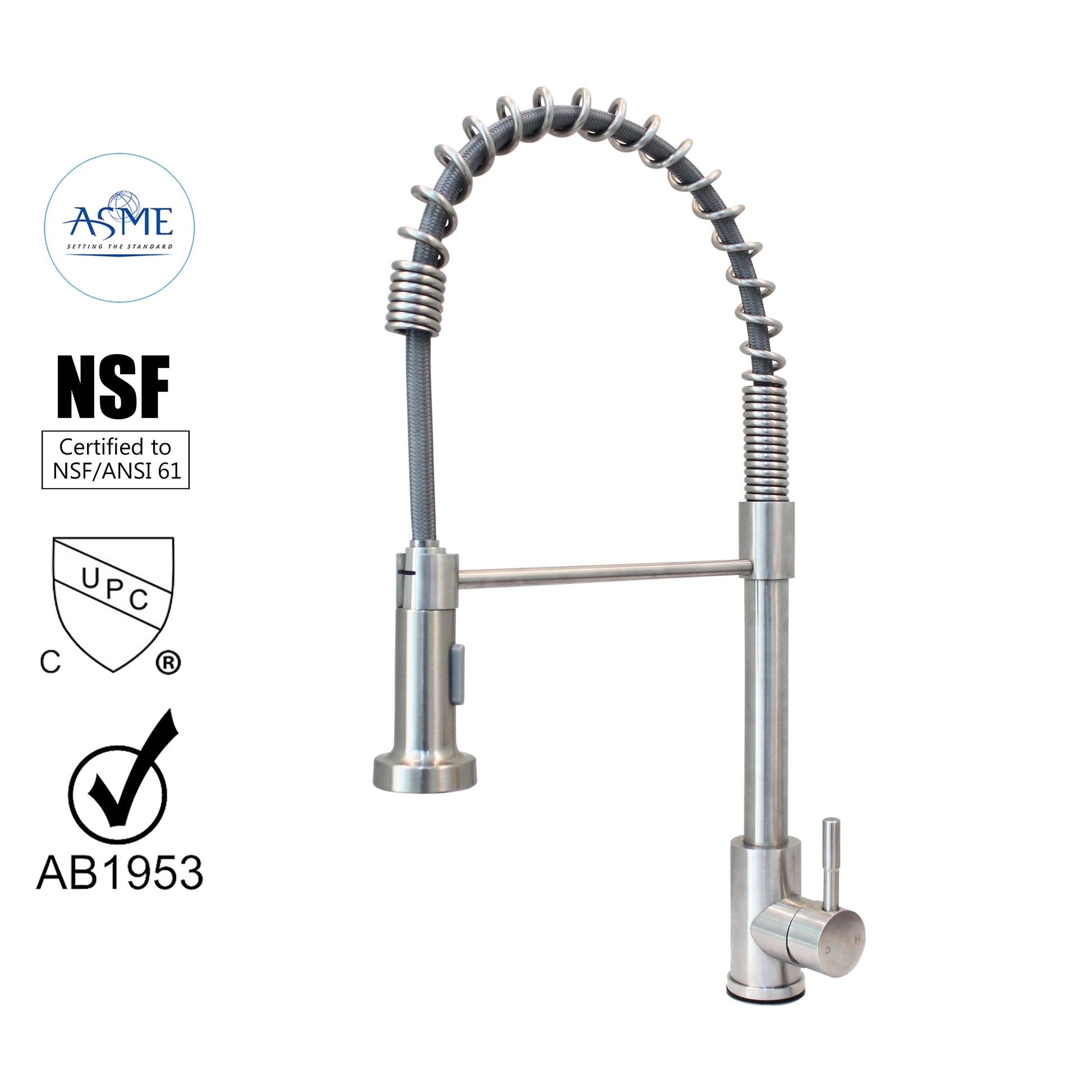WMF Stainless Steel Silver Kitchen Faucet