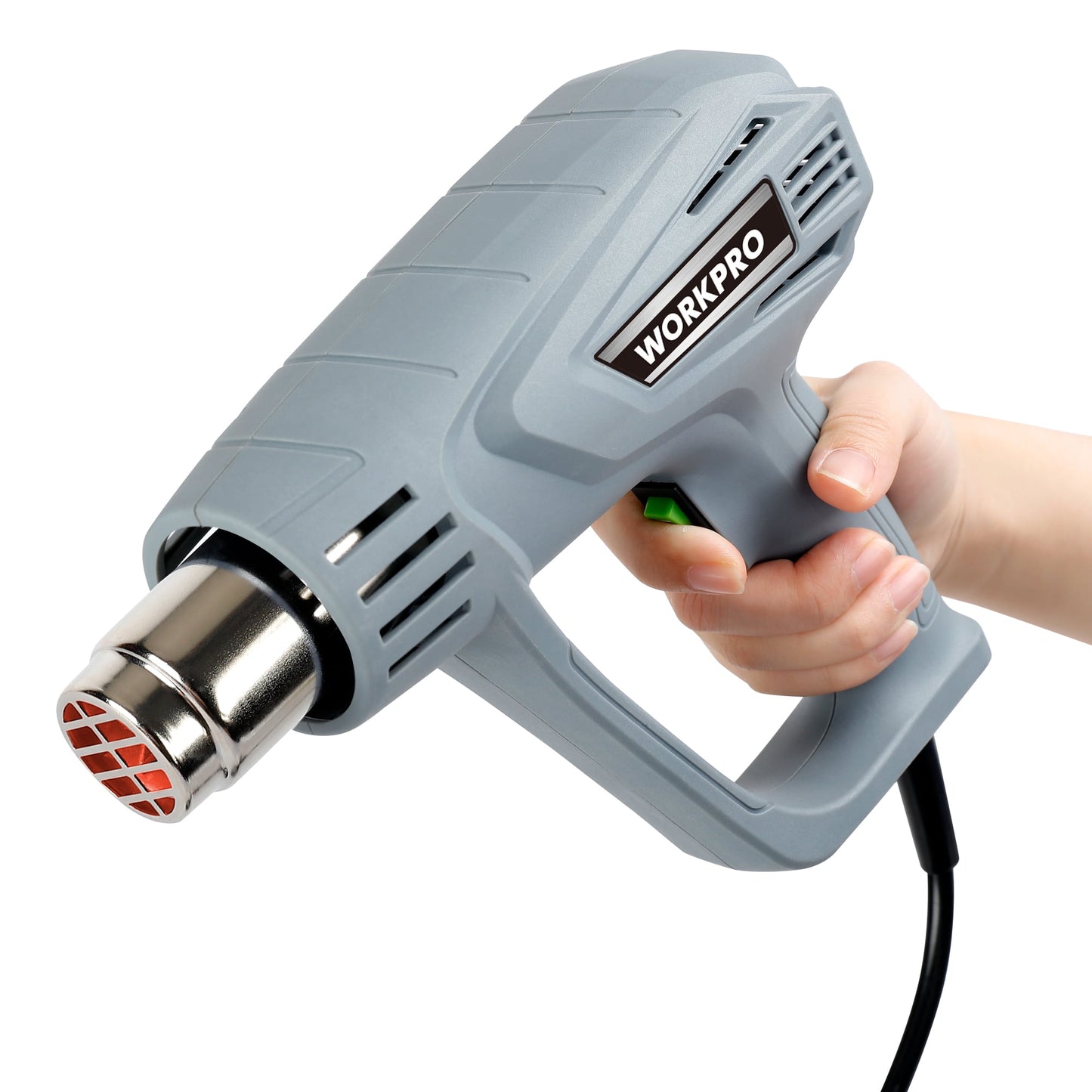 WORKPRO Heat Gun with Dual Temperature, 1200W, Model 2244, Gray, New
