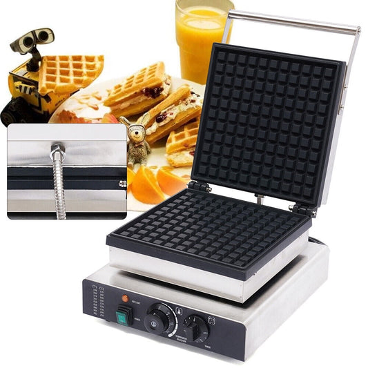 Waffle Maker Commercial Electric Machine Square Nonstick Waffle Making Machine