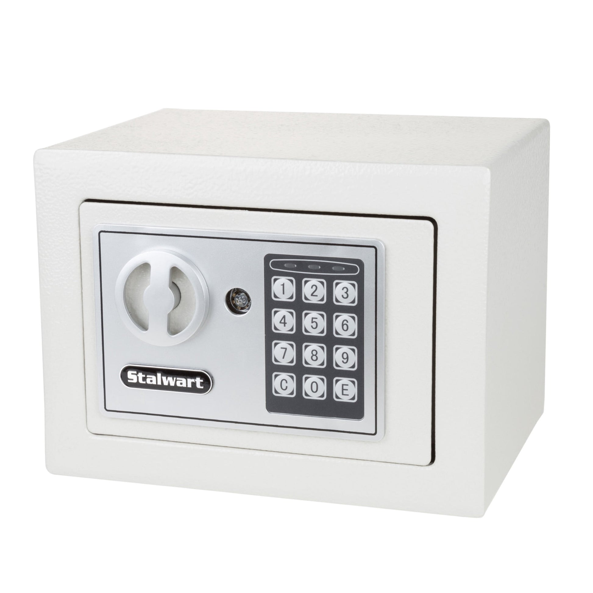 STALWART Digital Security Safe Box for Valuables Ã¢â‚¬â€œ Compact  Steel Lock Box with Electronic Keypad Ã¢â‚¬â€œ Portable Safe for Home, Business, or Travel (Gray)