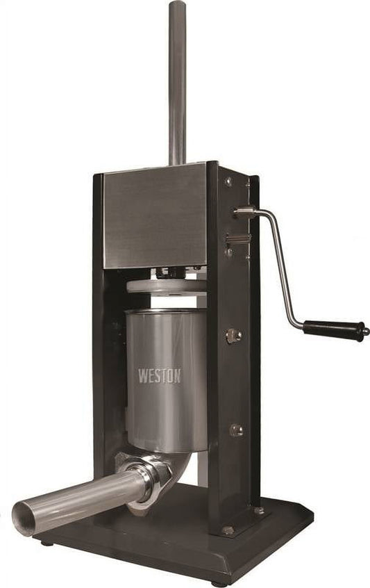 Weston Manual Vertical Sausage Stuffer, 7-Pound Capacity (86-0701-W), Dual Speed, Easy Clean Up