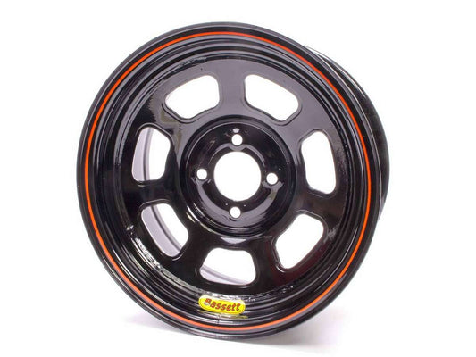 BASSETT 47SH4 Wheels Wheel 14x7 D-Hole 4x100 4.0in BS Black