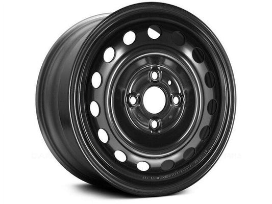 Action Crash Parts Steel 14" Wheel 15 Hole 4 Lug Painted Black for 2006-2017 Hyundai Accent
