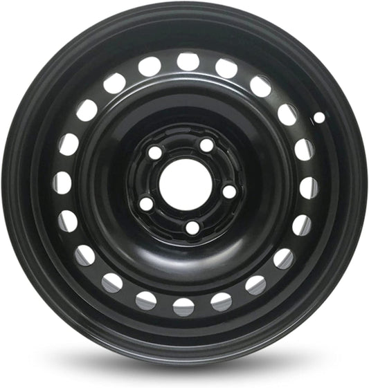 Wheel For 1999-2004 Honda Odyssey 16 inch 5 Lug Black Steel Rim Fits R16 Tire - Full-Size