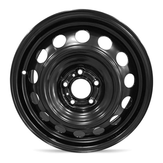 Wheel For 2001-2009 Volvo S60 16 inch 5 Lug Black Steel Rim Fits R16 Tire