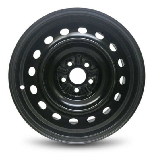 Wheel For 2003-2008 Toyota Matrix Pontiac Vibe 16 inch 5 Lug Black Steel Rim Fits R16 Tire
